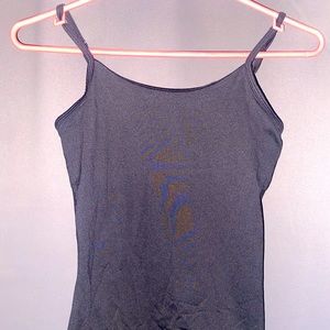 A gray sports tank from New York & Company. Great Material.